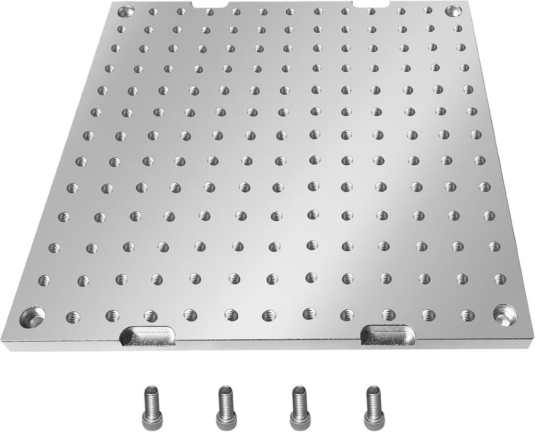 10" x 10" x 1/2" MIC 6 Aluminum Fixture / Sacrificial Plate, Mini Pallet