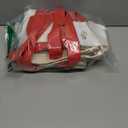 TOPDesign 1-Pack Super Strong Large 12oz Cotton Canvas Tote Bag, Reusable Grocery Shopping Cloth Bag, Fashionable Two-Tone Tote for Crafts, DIY Your Creative Designs (Red/White)