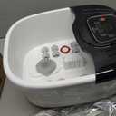 RIGHTMELL Foot Spa Bath Massager with Heat, Epsom Salt,Bubbles, Vibration and Red Light, Tub for Stress Relief,Foot Soaker, Christmas Gifts Birthday Gifts for Mom Dad Women Men Her Him