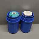 iSpring WGB21BM 2-Stage Whole House Water Filtration System, 10 x 4.5 Carbon Block and Iron & Manganese Reducing Filters, 1" Ports