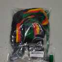 SATINIOR Rasta Hat with Black Dreadlocks Wig Rasta Wig with Dreads Funny Hat, 1 Piece, Size 17. 3