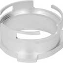 Dosing Funnel, 54mm Dosing Funnel, Rotating Coffee Dosing Ring, Replacement Silver Funnel Accessories Home, Cafe, Office