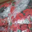 6-Pack Red Artificial Flower Balls Wedding Centerpieces for Tables