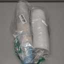 Sliner 100 Pcs Winter Disposable Paper Cups with Handles 9 oz Snowflake Espresso Cups Winter Coffee Mugs Beverage Drink Dinnerware Set for Holiday Party Supplies