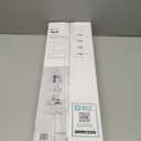 4 Tier Tension Pole Shower Caddy Plastic Corner Pole Adjustable Shelves 5-8ft White