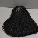 13x8 Inch HD Lace Front Boho Knotless braided Wigs For Women 36" Braided Wig With Baby Hair Braid Lace Front Wig Human Hair Blended Bohemian Braiding Wig