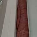 WAZAIGUR Round Placemats Set of 6 Woven Vinyl Easy to Clean Heat Resistant Kitchen Table Mats 15 Inch (Red)