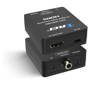 OREI eARC/ARC HDMI to Optical/Coaxial Audio Extractor, - Supports Dolby 5.1 Channel, DTS 5.1, LPCM 2.0 Channel HDTV Soundbar Speaker Amplifier (DA41)