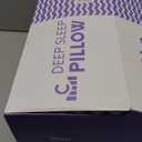 C CUSHION LAB Deep Sleep Pillow, Patented Ergonomic Contour Design for Side & Back Sleepers, Orthopedic Cervical Shape Gently Cradles Head & Provides Neck Support & Shoulder Pain Relief - Calm Grey