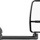 Passenger Side Tow Mirror Compatible with 2003-2019 Chevy Express/GMC Savana 1500 2500 3500, Right Side Manual Folding Adjustable Towing Van Mirrors Replacement