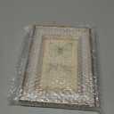 Afuly 4x6 Picture Frames Vintage Antique Photo Frame Gold White for Tabletop Single Display Wall Hanging Tabletop Distressed Wedding Birthday Gifts for Grandma Friends Family