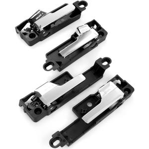 ATRACYPART Upgraded Metal Interior Door Handles Front/Rear Left & Right (4 PCS)  Fit for 2006-2012 Ford Fusion, Mercury Milan, 2006 Lincoln Zephyr, 2007-2012 Lincoln MKZ  Replaces 6E5Z5422601A