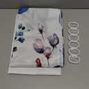 Shower Curtain Blue Eucalyptus Shower Curtains for Bathroom, Watercolor Leaf Shower Curtain Sets Waterproof Plant Shower Curtain Leaves Fabric Cloth Bathroom Curtains 72x72 inch with Hooks