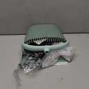 Ivandar Broom and Dustpan Set for Home, Dust pan with Long Handle, Broom with Dustpan Combo Set, for Home Kitchen Room Office Lobby Floor Use Upright Stand Up Sweeping (Gray & Green)