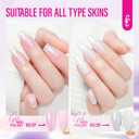 3 x CHUCHU Gel Nail Polish for Manicure: Glitter Pink and Moonlit White Colors UV Nail Polish - 8ml Duo Gel Polish for Women Beginners Nail Enthusiasts - Summer Spring Home Nail Art Design Salon Gift
