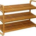 Oceanstar SR1231 3-Tier Bamboo Shoe Rack