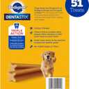 Pedigree Dentastix Large Dog Treats, Original, Beef & Fresh, 2.73 lb. Variety Pack (51 Treats Total) (EXP 04/01/27)