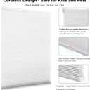 Changshade Cordless Cellular Shades for Windows,Light Filtering Honeycomb Blinds with Thermal Insulation,Energy Saving Design,Child Safe,Privacy Light Control,Easy to Install,（36" W x 72" H,White）