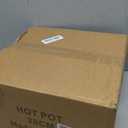 Shabu Hot Pot Stainless Steel,Chinese Induction Shabu Pot with Divider for Kitchen Cooker, Gas Stove (11 Inch)