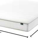 Zinus 8 Inch Foam and Spring RV Mattress, [New Version], Short Queen for RVs, Campers & Trailers, Smaller, More Convenient WonderBox Packaging, Mattress-in-a-Box