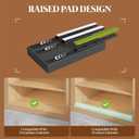 Seinloes 4 Pack Expandable Pull Out Cabinet Organizer 21"Deep With Raising Pad for Framed Cabinets,Upgrade 3 Slide Rails Slide Out Drawers,No Drill Roll Out Shelves,Adjustable Width 9"-14" Black