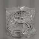 Cat 6 Ethernet Cable 150 ft White, Flat Cat6 Internet Network Cable, High Speed 10Gbps Computer Cord with 35 Clips & 4 Straps, RJ45 LAN Patch Cord for Outdoor, Indoor, Modem, Router, PS4/5