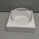 YOUEON Wide Glass Cylinder Vase, 4" Tall x 8" Wide Flower Glass Vase, Cylinder Terrarium Bowl, Decorative Centerpiece for Weddings Events, Pillar Candle, Flower Arrangement, Clear