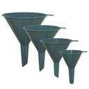 Plastic Funnels for Kitchen Use Set of 4, Food Grade Kitchen Funnel for Filling Bottles Canning and Mason Jar, Different Sizes of Funnels Meet Different Needs, Large Middle Small and Mini (Gray)