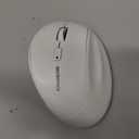 Ergonomic Wireless Mouse 2025 New Updated Smaller with USB-A Receiver for PC Computer, Laptop and Desktop, Ergo Mouse Vertical with Silent Clicks Long Battery Life, Up to 1600 DPI, White