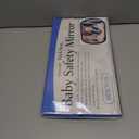 Baby Car Mirror, Safety Car Seat Mirror for Rear Facing Infant, Clear Wide View, 360Rotation, Easily Observe the Baby Move, Secure, Shatterproof, Crash Tested and Certified (Black)