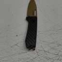 SOG Ultra XR Everyday Carry Slimline Ambidextrous CRYO CPM S35VN Stainless Steel Folding Knives | Titanium Pocket/Money Clip (Carbon/Gold)