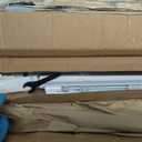 LazBlinds No Tools No Drill 1" Vinyl Mini Blinds, Cordless Blinds for Windows, Light Filtering Horizontal Window Blinds & Shades, 22" W x 48" H, White