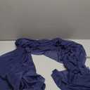 Wedding Arch Draping Fabric, 6.7 Yards Navy Blue Sheer Curtains Wedding Decorations for Ceremony, Navy Blue Chiffon Draping Fabric 29" x 20ft Backdrop