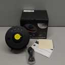 Galaxy Projector with 1 Glass Projection Disc, Star Projector Home Planetarium, 180 Rotatable Starry Sky Night Light with Meteor Effects & Light Strip for Bedroom, Kids & Adults Gift (Black)