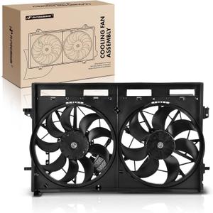 A-Premium Engine Radiator Cooling Fan Assembly Compatible with Select Nissan Models - Rogue 2021 2022 2023 2.5L - Replace# 214816RA0A