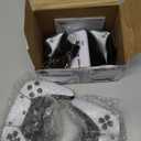 2.4G Wireless Game Controller Set, Dual Gamepad with USB Receiver, White and Black, Classic Game Console Support, 10 Simulator Compatible