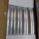 Foxlang 8x4x1ft(2 Pack) Galvanized Oval Raised Garden Bed,Outdoor Planter Box Metal Patio Kit Planting Bed for Vegetables Flowers Herb,Silver