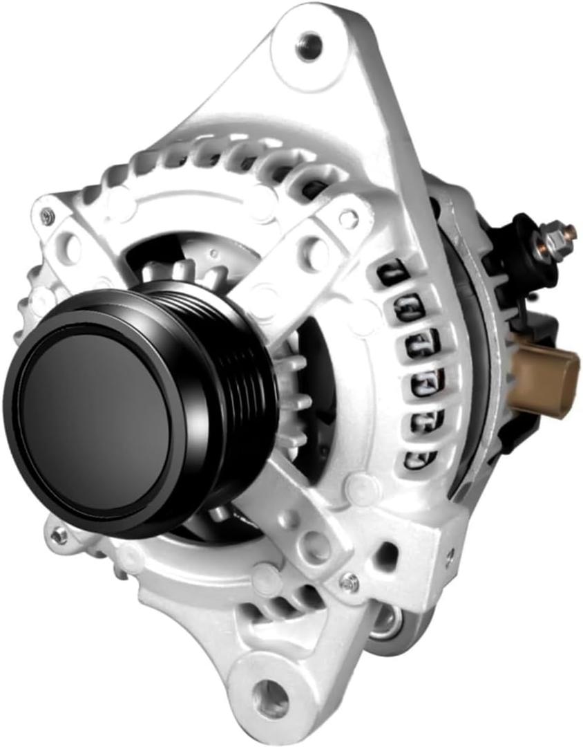 11385N Alternator 1.8L L4 Replacement for Toyota Corolla 2009-2011, Matrix 09-10, Pontiac Vibe 09-10, Scion xD 08-14, 12897, 1042102800, 0986CR6103, AL3370X, 6-Groove Clutch Pulley, 100 Amp