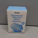 Diamond Silicone Wine Glasses