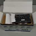 MT-VIKI KVM Switch VGA, 4 Port KVM Switch for 4 Computers Share One Monitor Keyboard Mouse Printer, 3 USB 2.0 Hub, Included 4 VGA KVM Cables