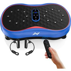 AXV Vibration Plate Fitness Platform Exercise Machine Vibrating Shaking Full Body Shaker Workout Vibrate Stand Shake Board Sport Gym for Weight Loss Fat Burner for Women Men