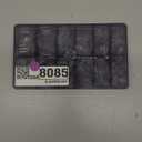 UNA GELLA Short Square Gel Nail Tips 600Pcs, Square Press on Nails Pre Etched Full Cover Soft Gel Nail Tips No C Curve For Women Girl DIY French & Chrome Style Salon At Home 12 Sizes