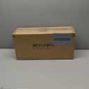 BEYGORM Acrylic Monitor Stand for Full Keyboard, 20" Wide 2-Tier Riser with Storage Shelf and Phone Holder, Desktop Organizer for Laptop, Printer, Screen (Clear)