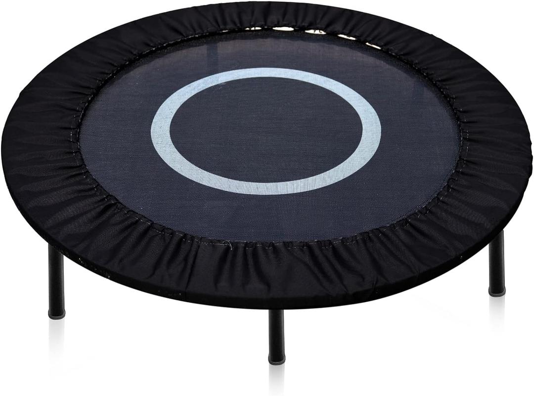 Trampoline Spring Cover Round Small Trampoline Replacement Safety Cover 600D Oxford Cloth Optional for Serviceable Waterproof Frame for Home (36 Inch-6 Hole, Black)