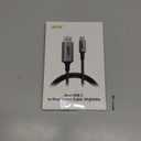 acer USB C to DisplayPort Cable 6.6 FT (4K@60HZ 2K@165Hz), Type-C to DisplayPort Cord (Sturdy Aluminum, Plug & Play) Thunderbolt 3/4/5 Compatible with MacBook Pro/Air, iPhone 16 Pro/Max, XPS, Surface