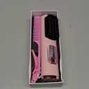 Cordless Hair Straightener Brush, Portable 500 Million Ions Smooth Straightening Brush, Rechargeable 4-IN-1 Go Brush, MCH Fast Heating, 5D Dense Bristles, LED Display, Anti-Scald for Women Home Travel