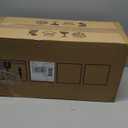 72 Inch White Ceiling Fan No Light, Wood Outdoor Ceiling Fans without Lights for Patios Gazebo Porch Living Room, Modern Exterior Extra Large High CFM Ceiling Fan No Light with Downrod