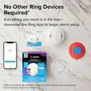 Kidde Smart Smoke and Carbon Monoxide Detector, Ring App Enabled for Real-Time Notifications, Wire-Free Interconnectivity, AA Battery Powered,  Manufacture date: 2026 Jan 30