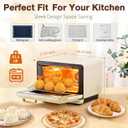 ROBAM Toaster Air Fryer Oven Combo, Countertop Convection Cooker with Bake & Fry, 1.2 Cu.Ft Large Capacity Combi Steam Oven, 32 Preset Recipes, Smart Touch Precise Temp Control, Multi-Stage CT766
