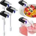 The Magic Tap Automatic Drink Dispenser - Hands-Free Beverage Dispenser for Fridge - Perfect for Milk, Juice - Gifts for Women & Men - 3 Pack, Black
